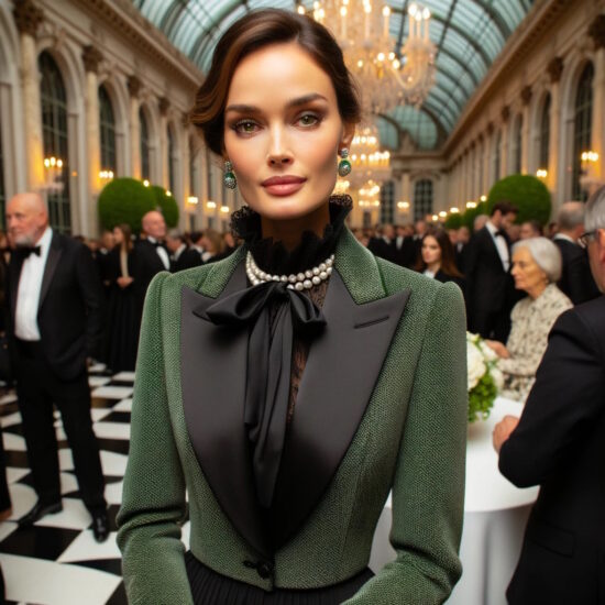 Culoarea Verde merge cu negru moda